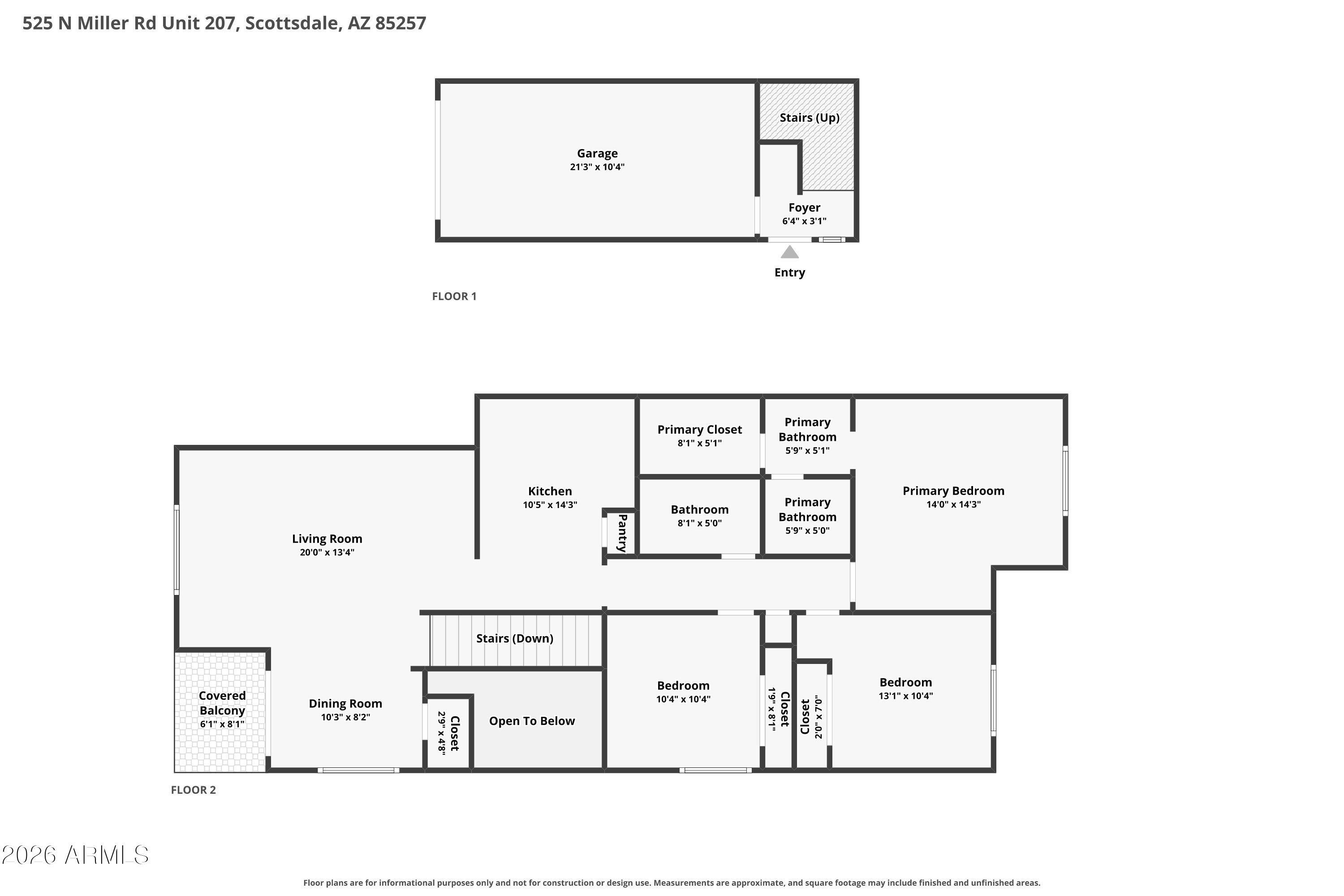 525 N MILLER Road 207