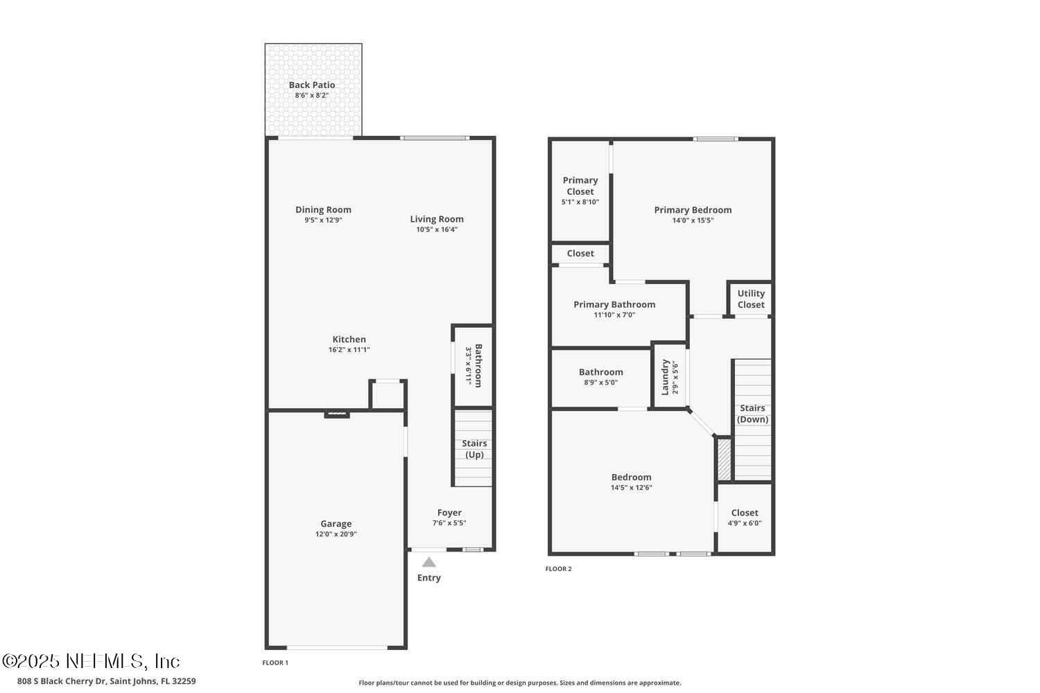 808 BLACK CHERRY Drive S, St. Johns