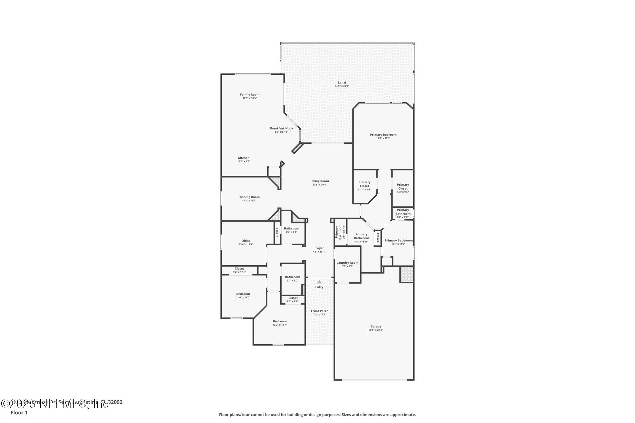 1025 INVERNESS Drive, St. Augustine