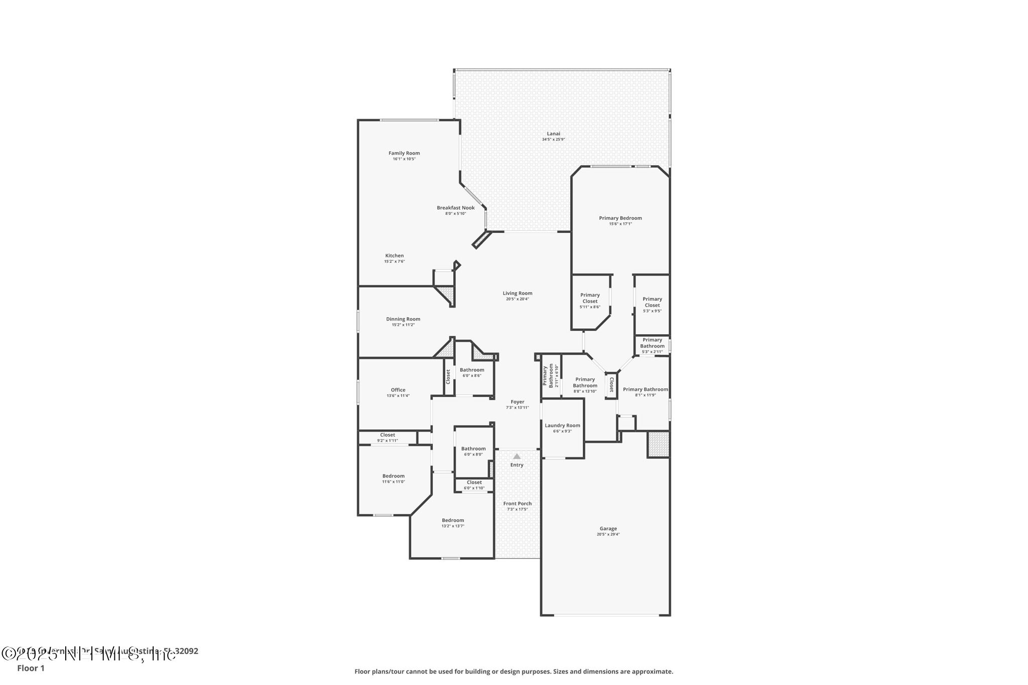1025 INVERNESS Drive, St. Augustine