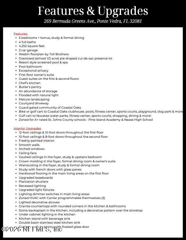 269 BERMUDA GREENS Avenue