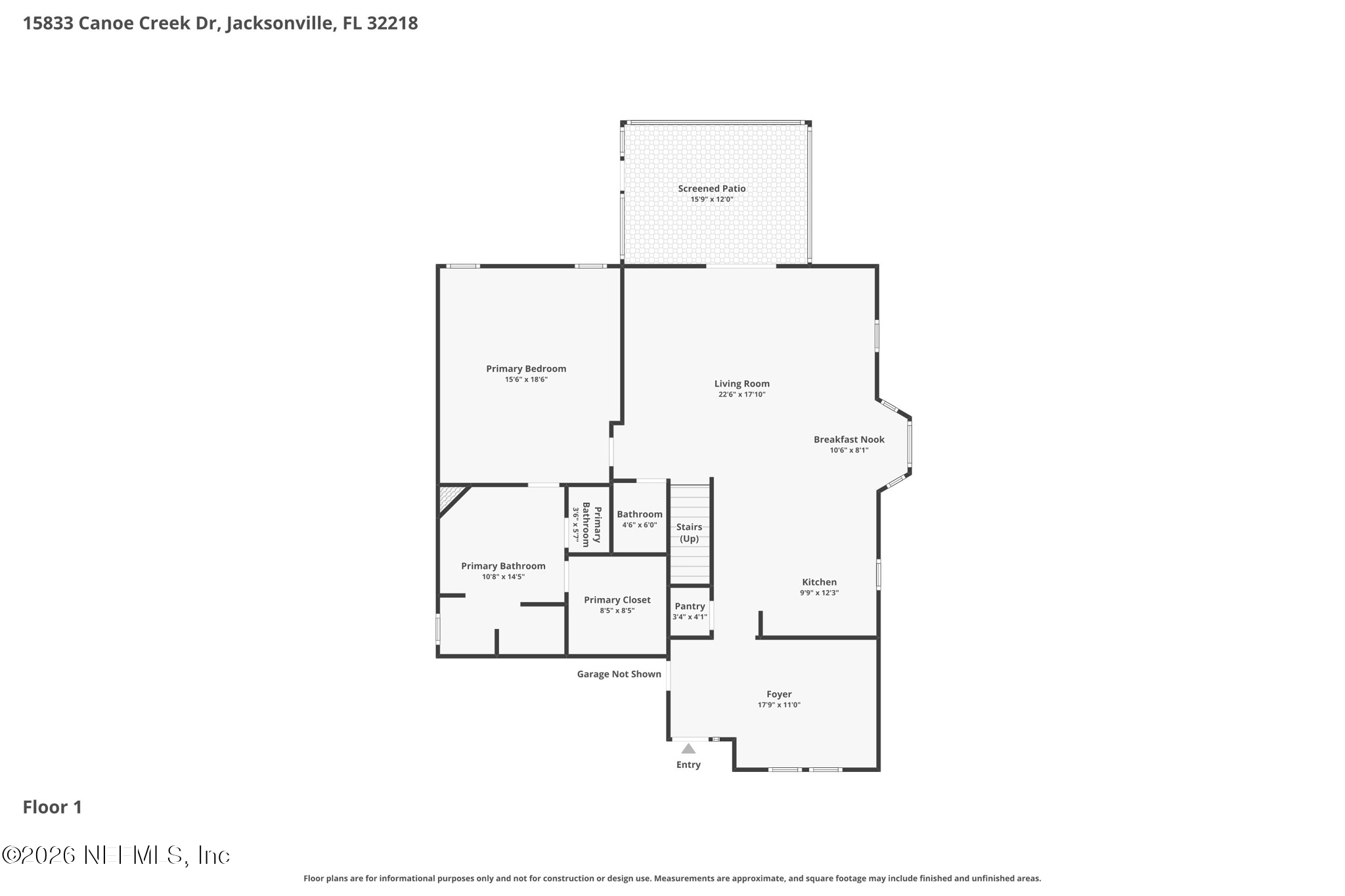 15833 CANOE CREEK Drive