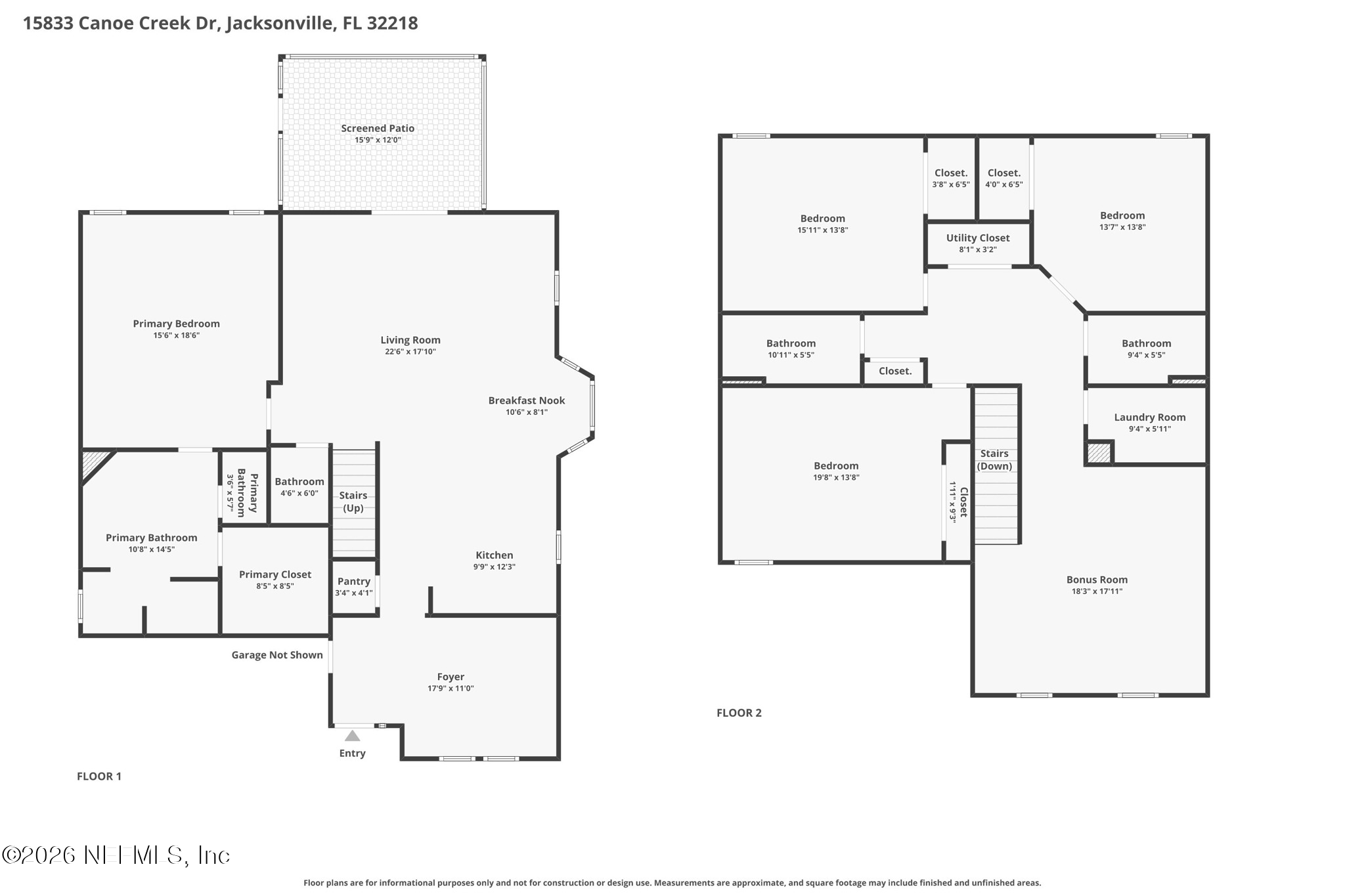 15833 CANOE CREEK Drive