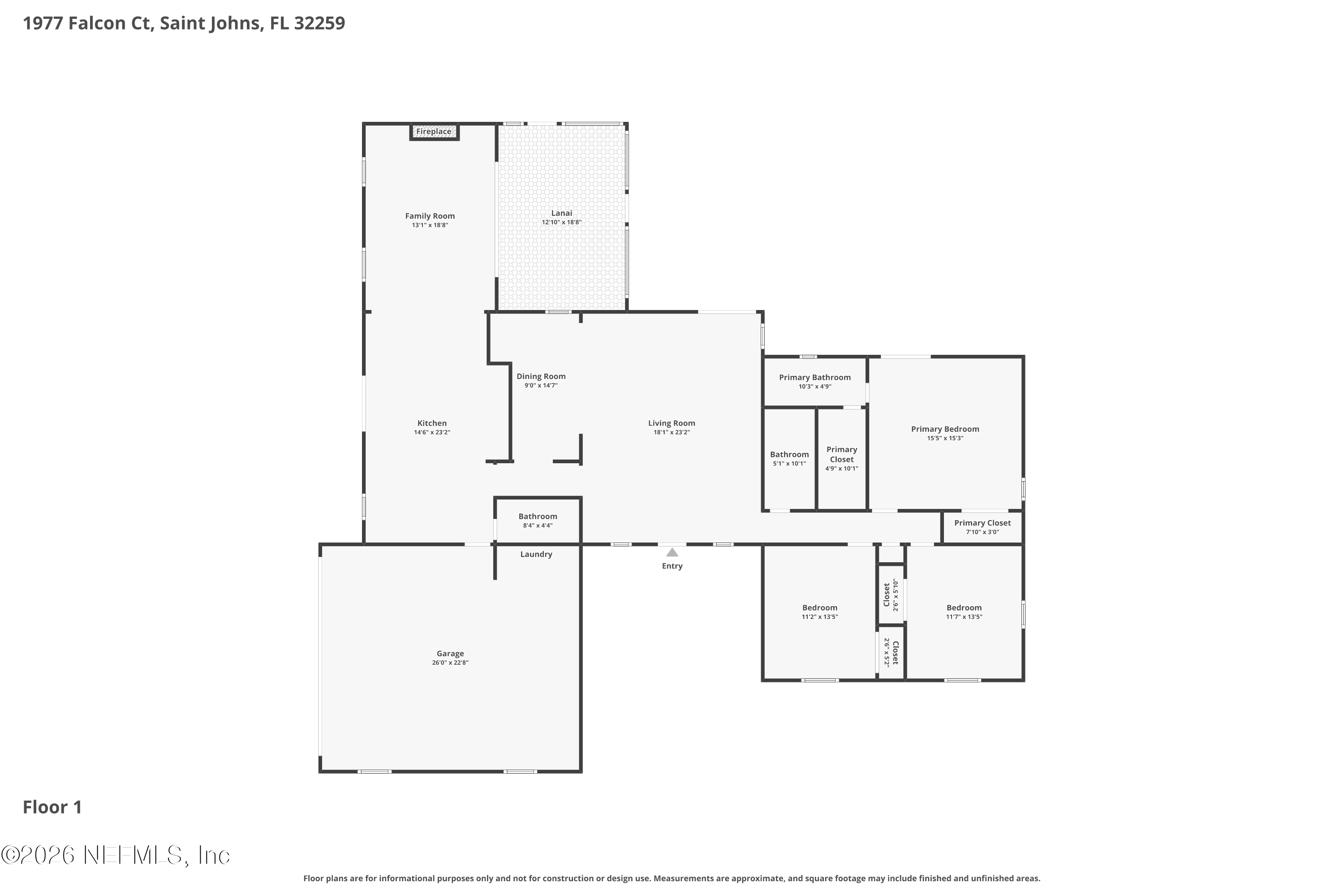 1977 FALCON Court, St. Johns