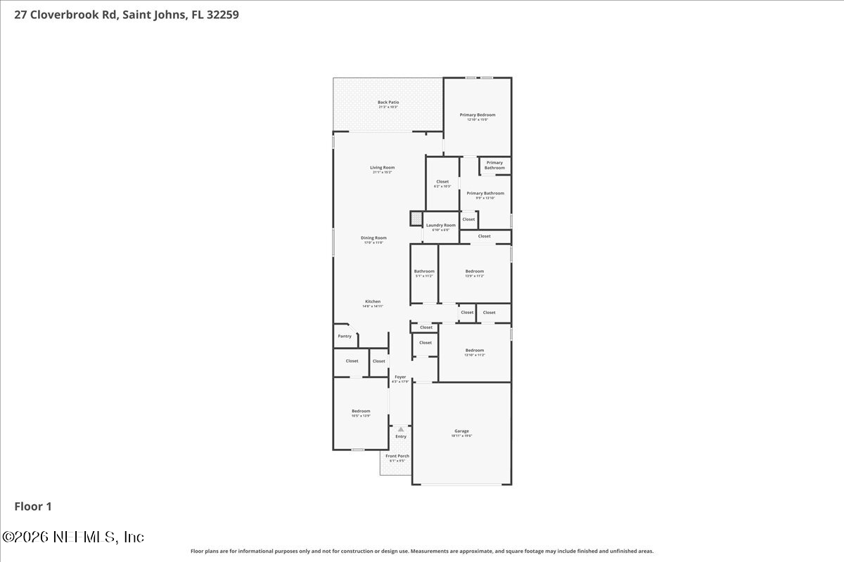 27 CLOVERBROOK Road, St. Johns