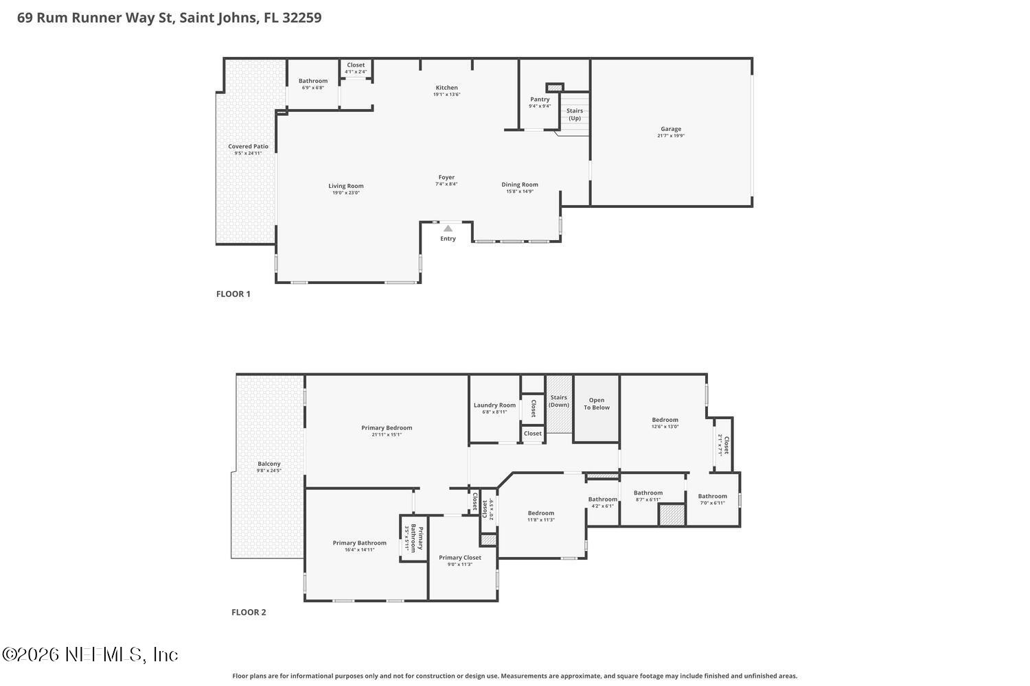 69 RUM RUNNER Way, St. Johns