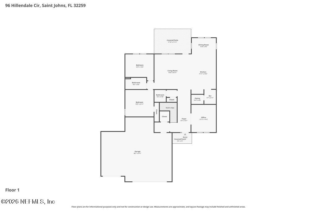 96 HILLENDALE Circle, St. Johns