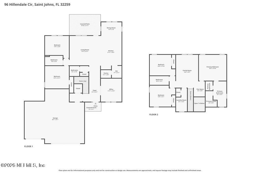 96 HILLENDALE Circle, St. Johns