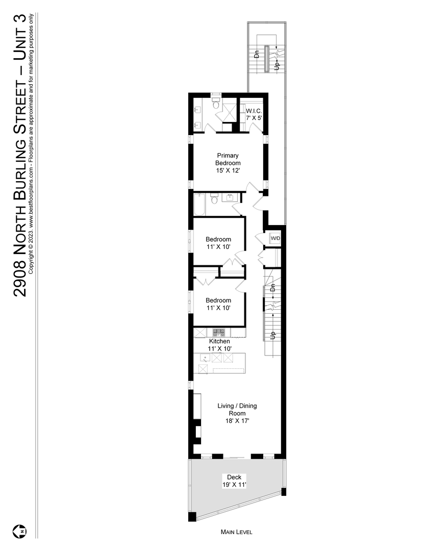 2908 N Burling Street Unit: 3