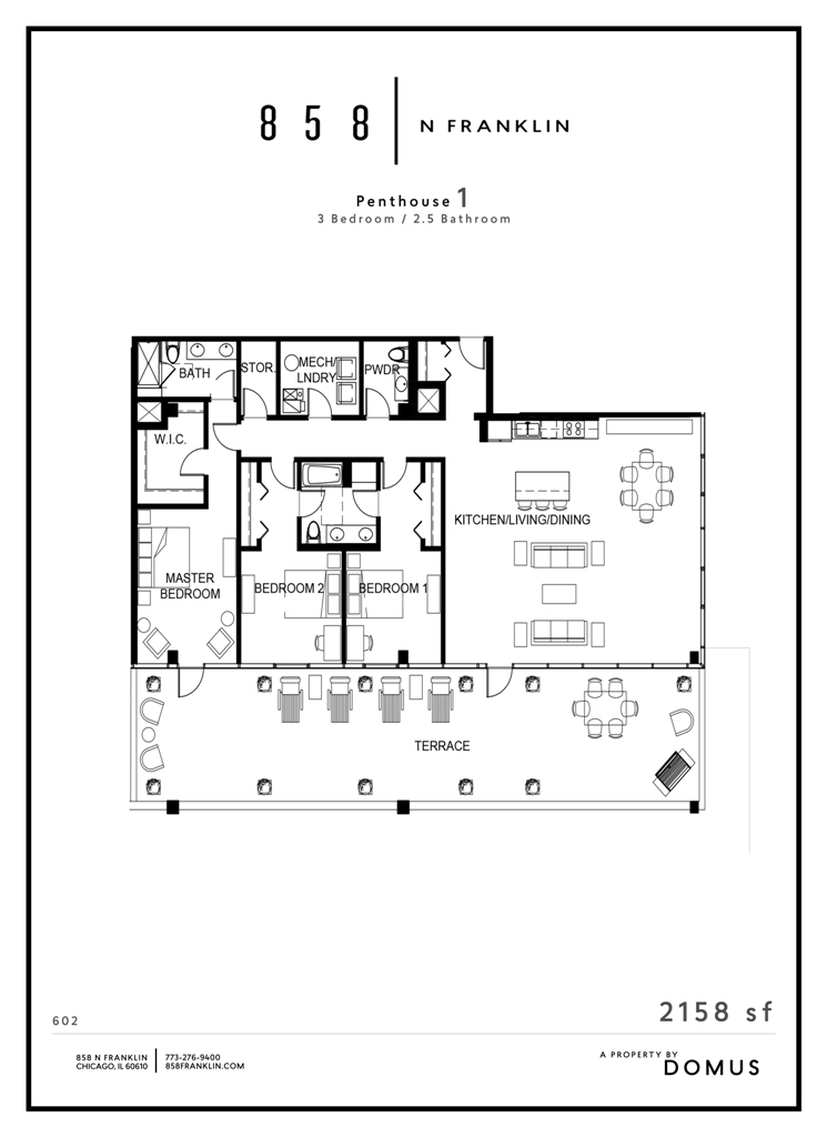 858 N Franklin Street Unit: 602