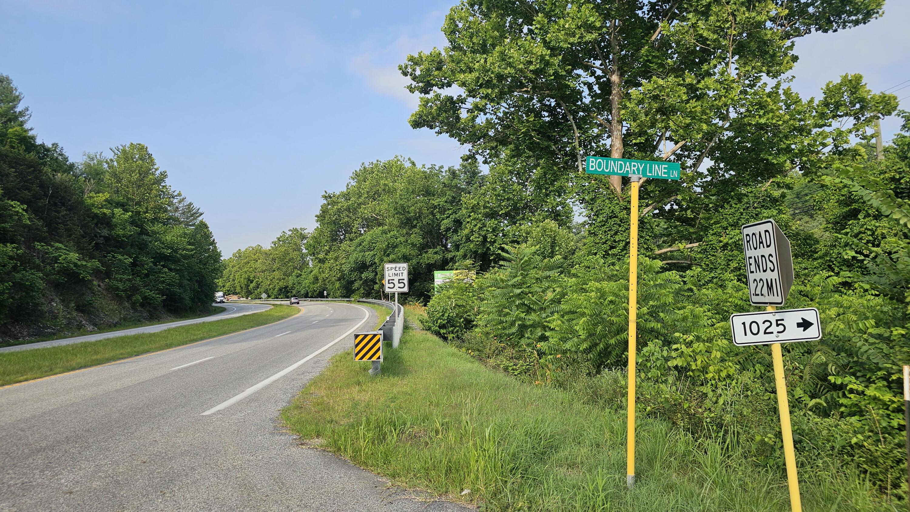 .45 acres Boundary line Ln