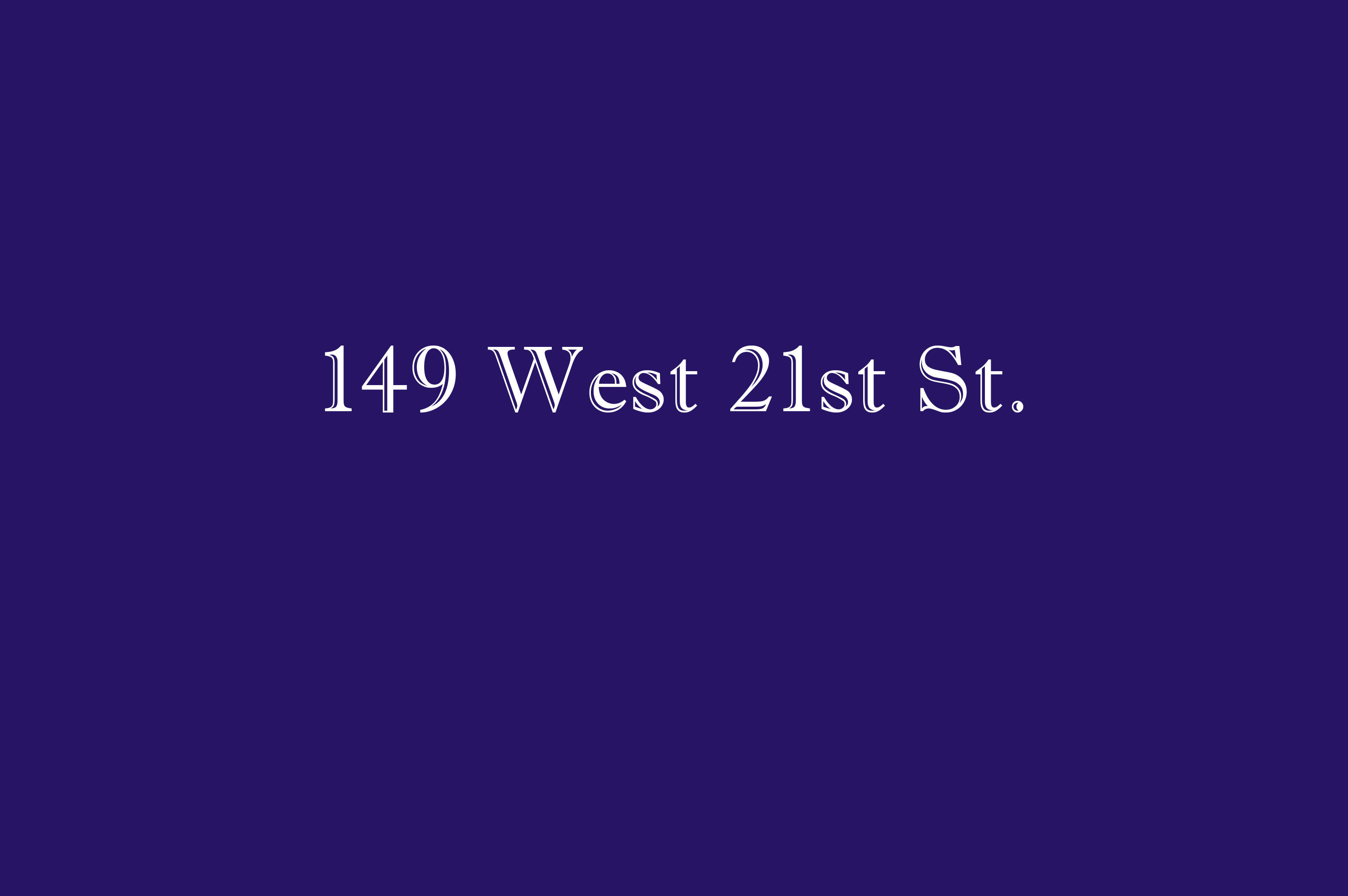 141 & 149 W 21st St