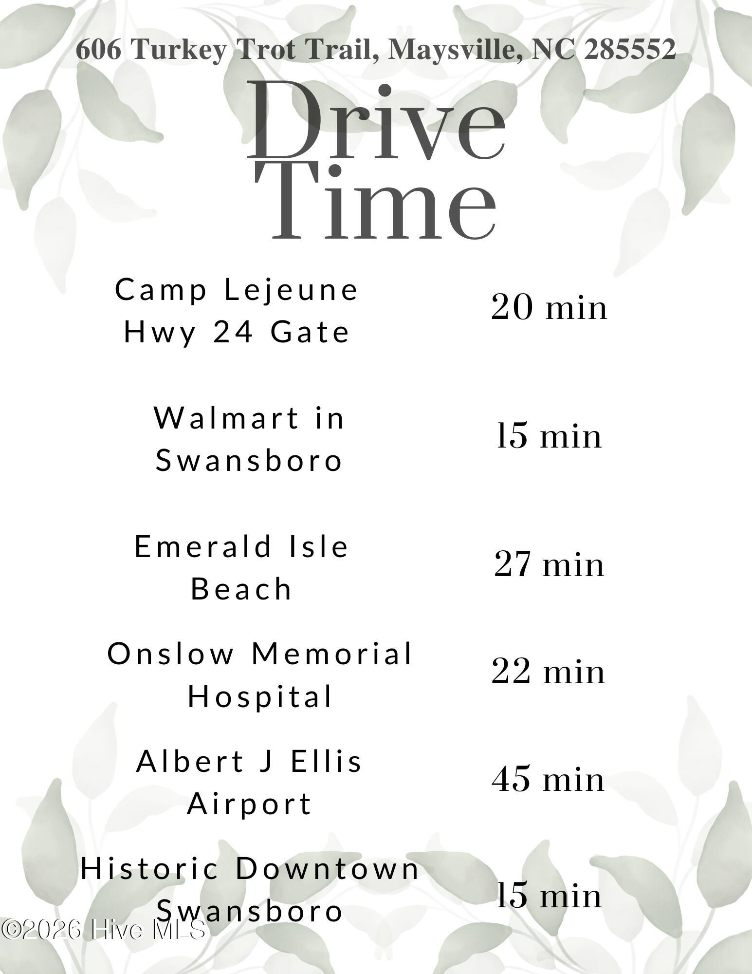 606 Turkey Trot Trail