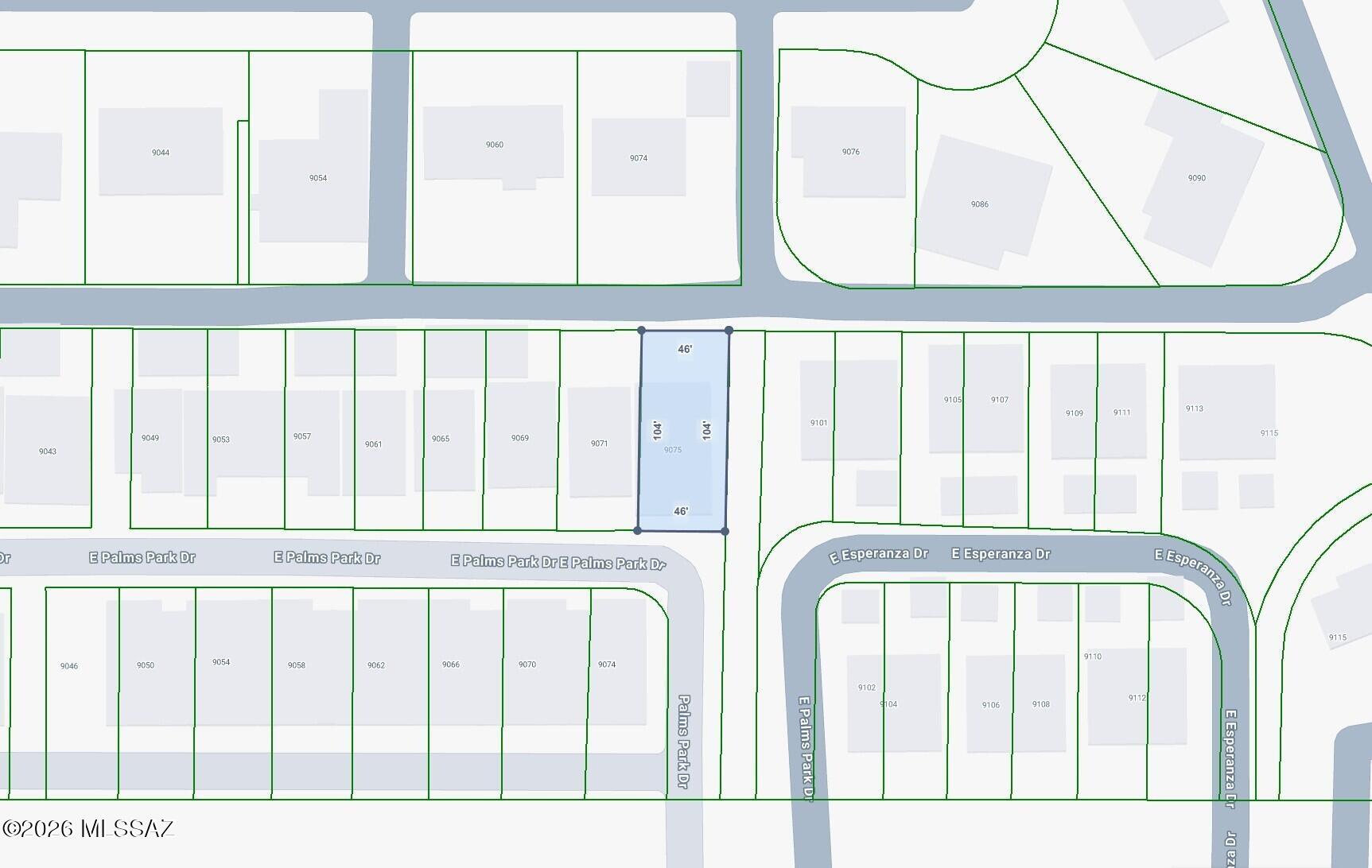 9075 E Palms Park Drive