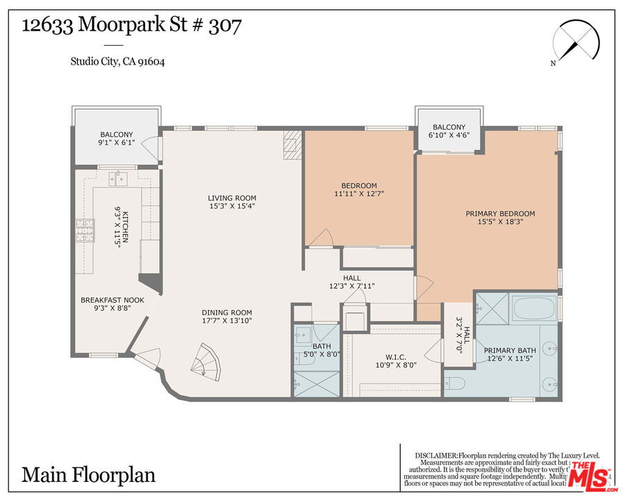 12633 Moorpark St Unit: 307