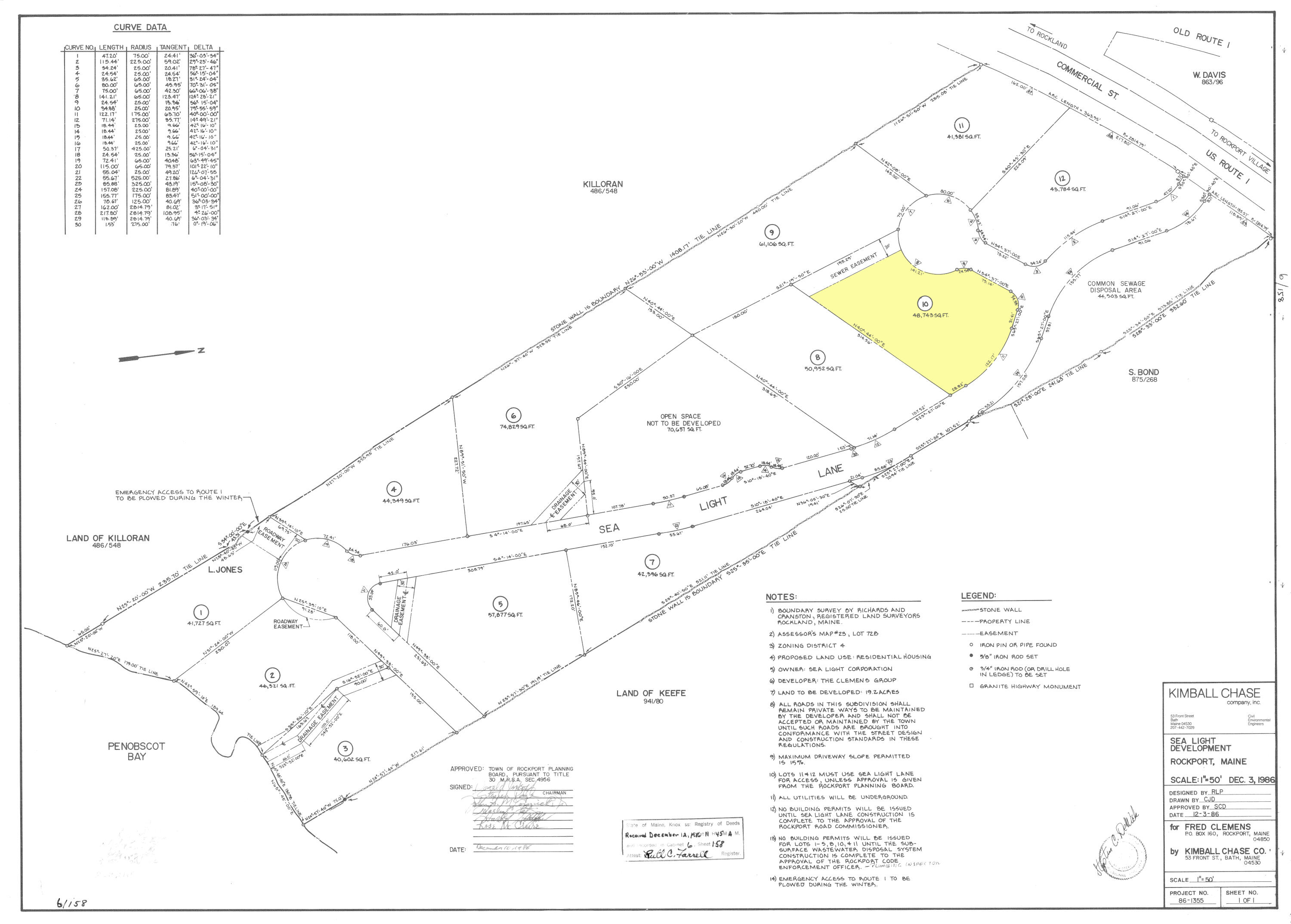 Lot # 10 Sea Light
