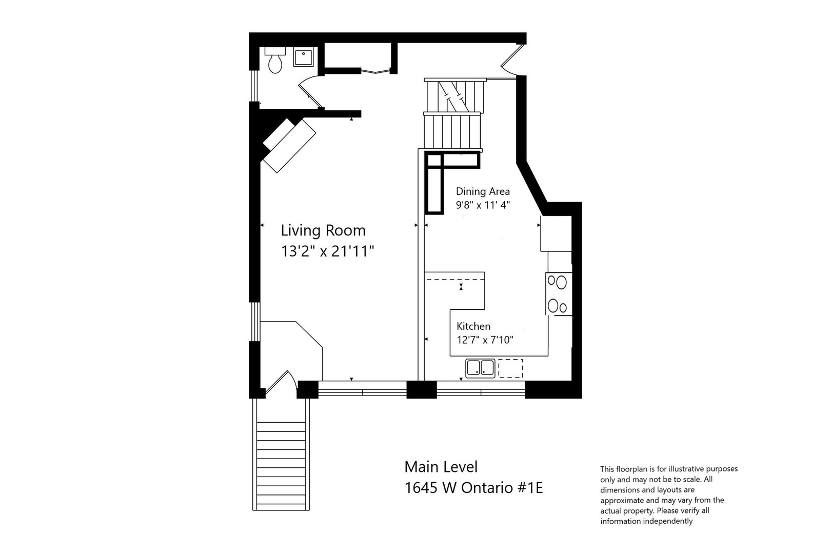 1645 W Ontario Street Unit: 1E