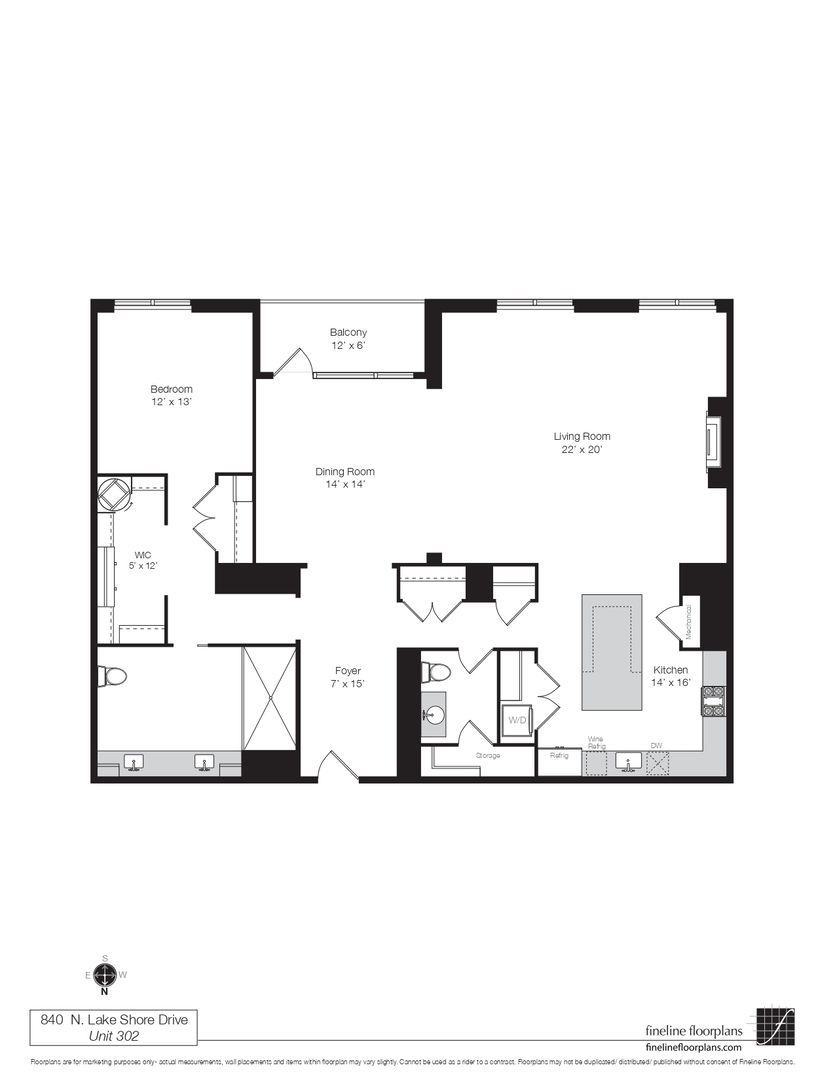 840 N Lake Shore Drive Unit: 302