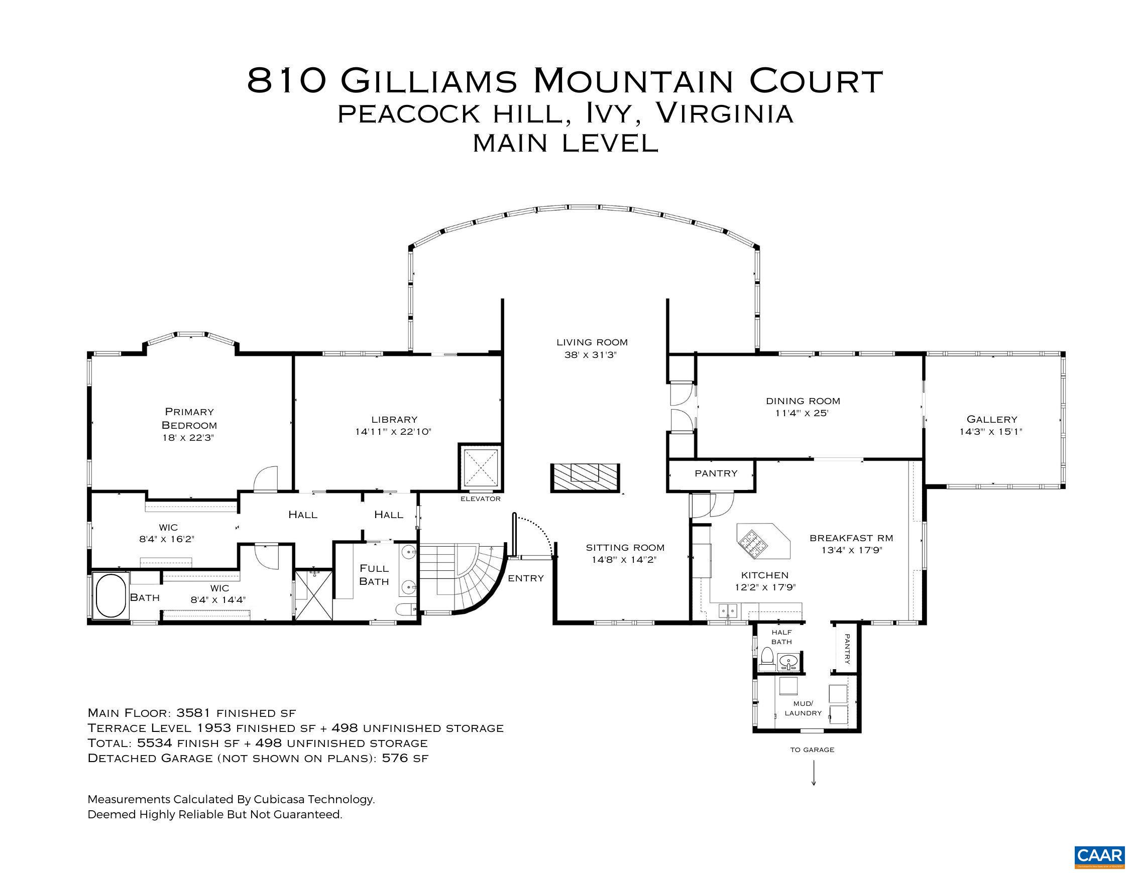 810 GILLIAMS MOUNTAIN CT