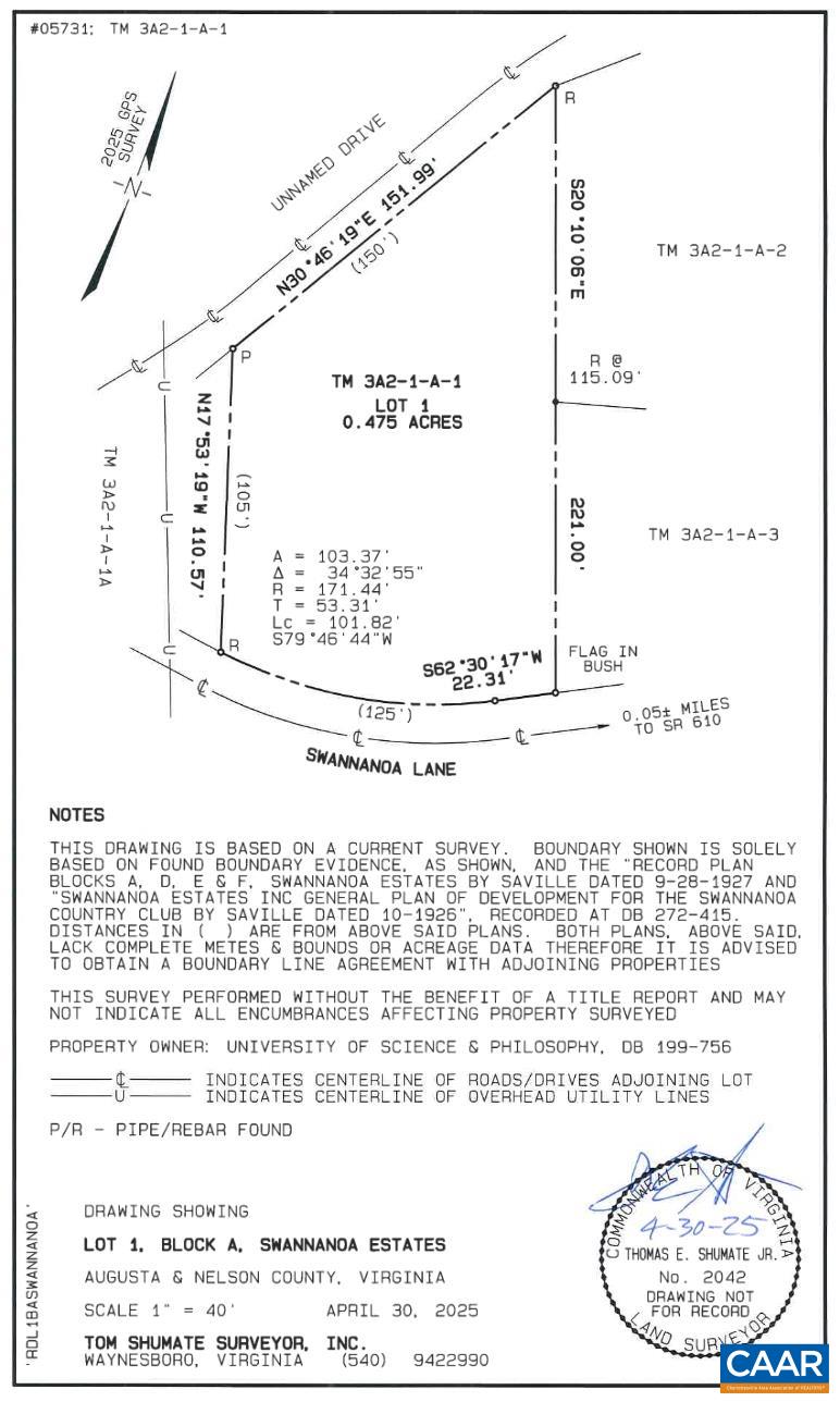 Block A Lot 1 SWANNANOA LN