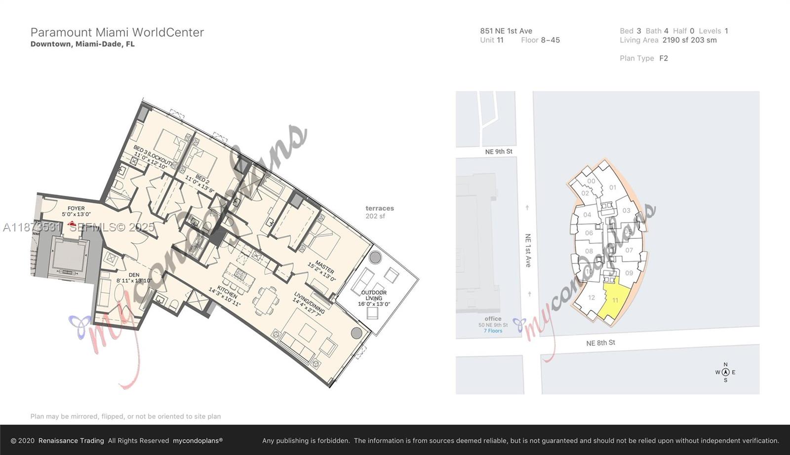 851 NE 1st Ave # 1611