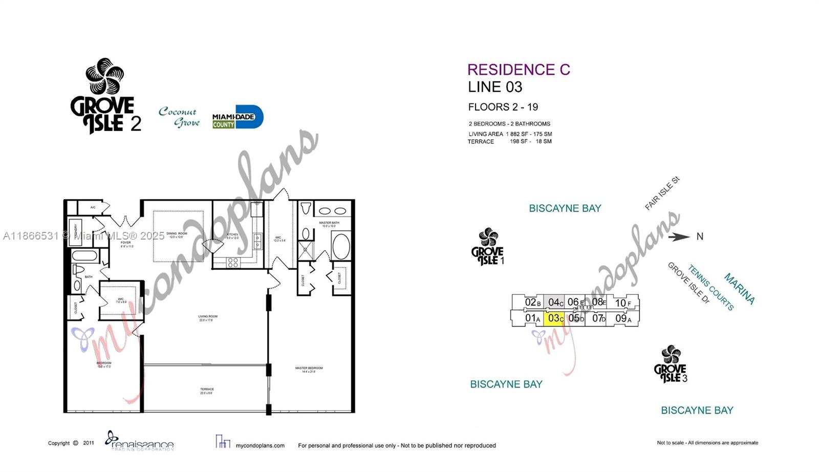 2 Grove Isle Dr # B1603