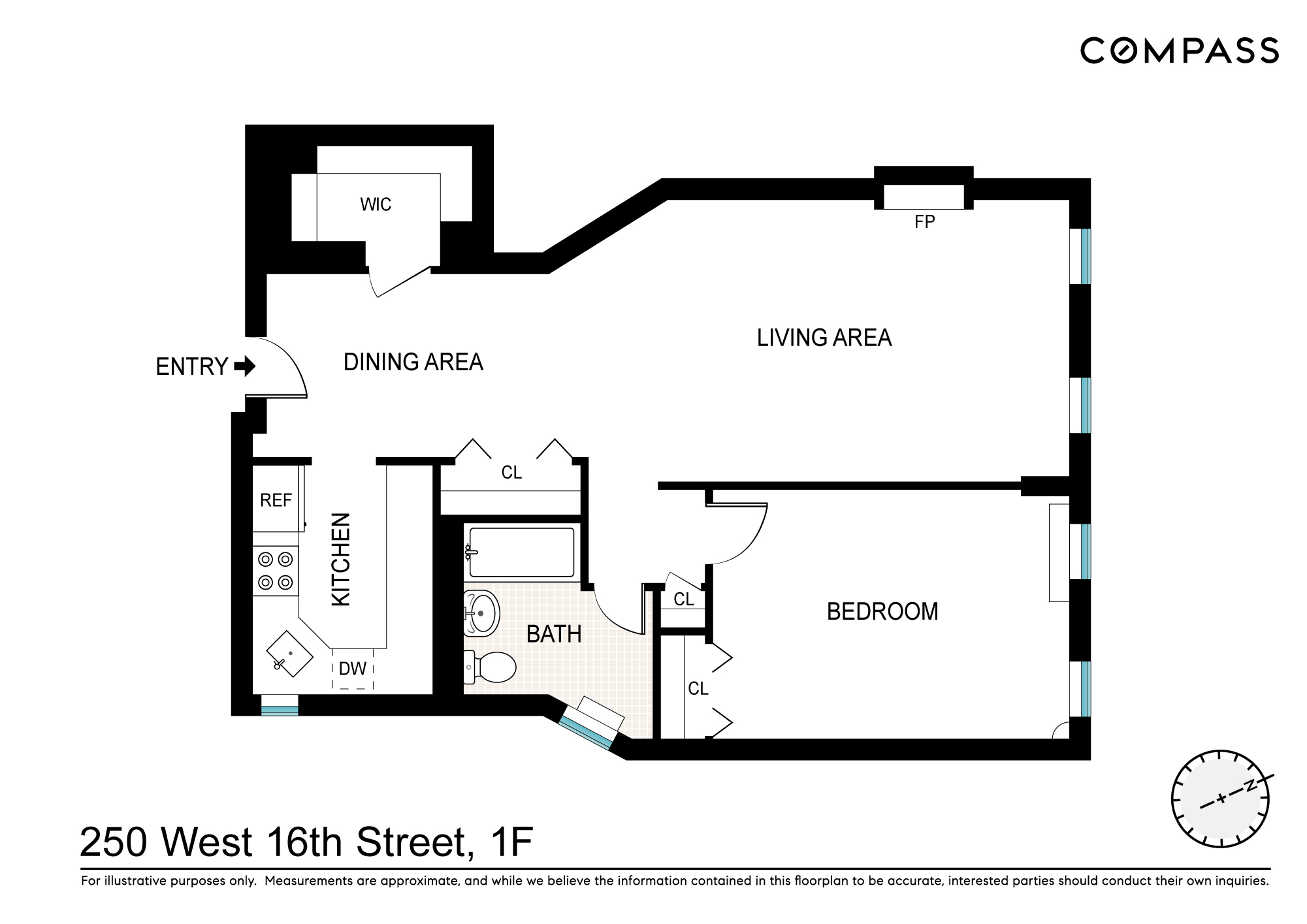 250 W 16th Street 2nd Floor / Unit 1F