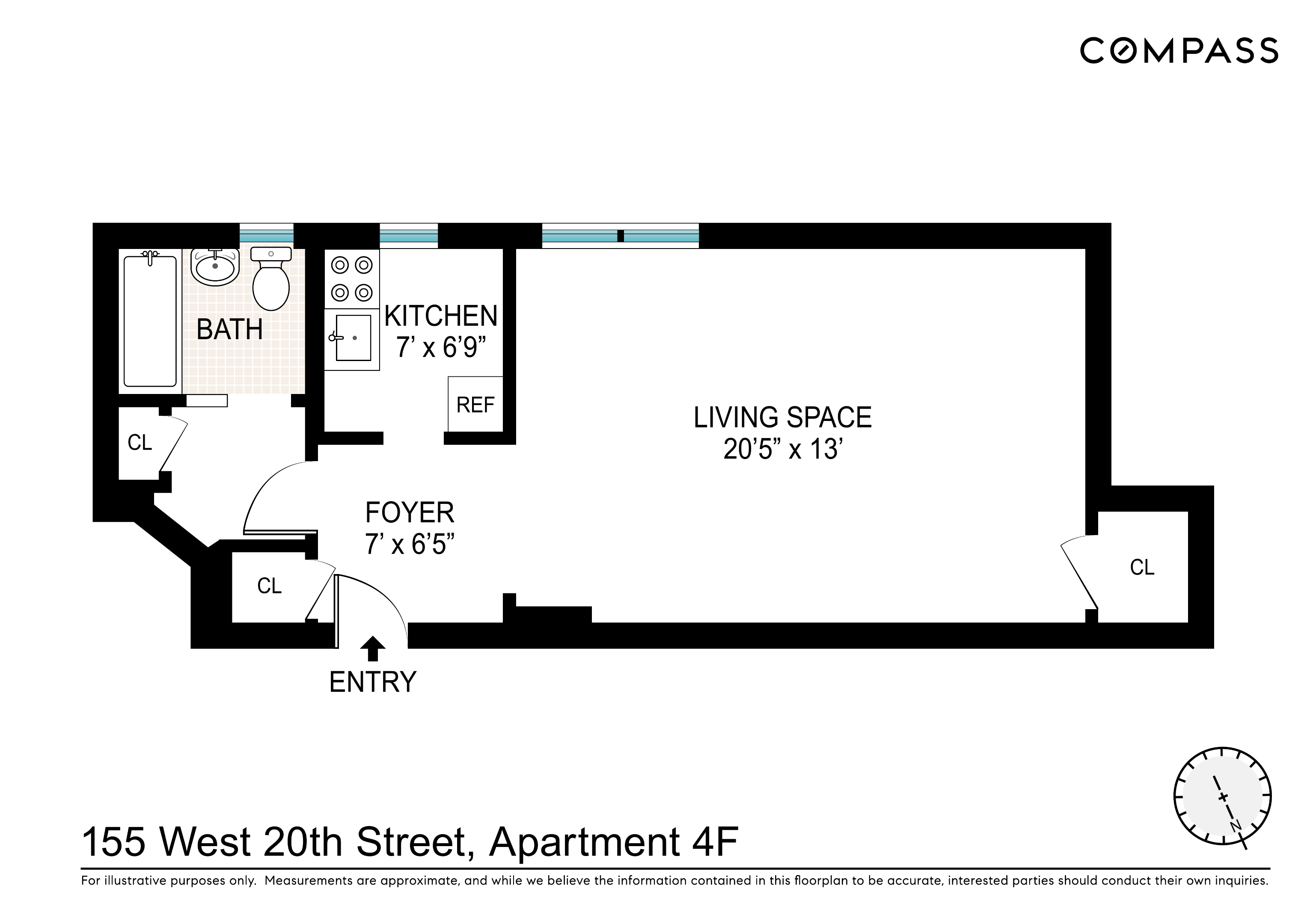 155 W 20th Street 4F