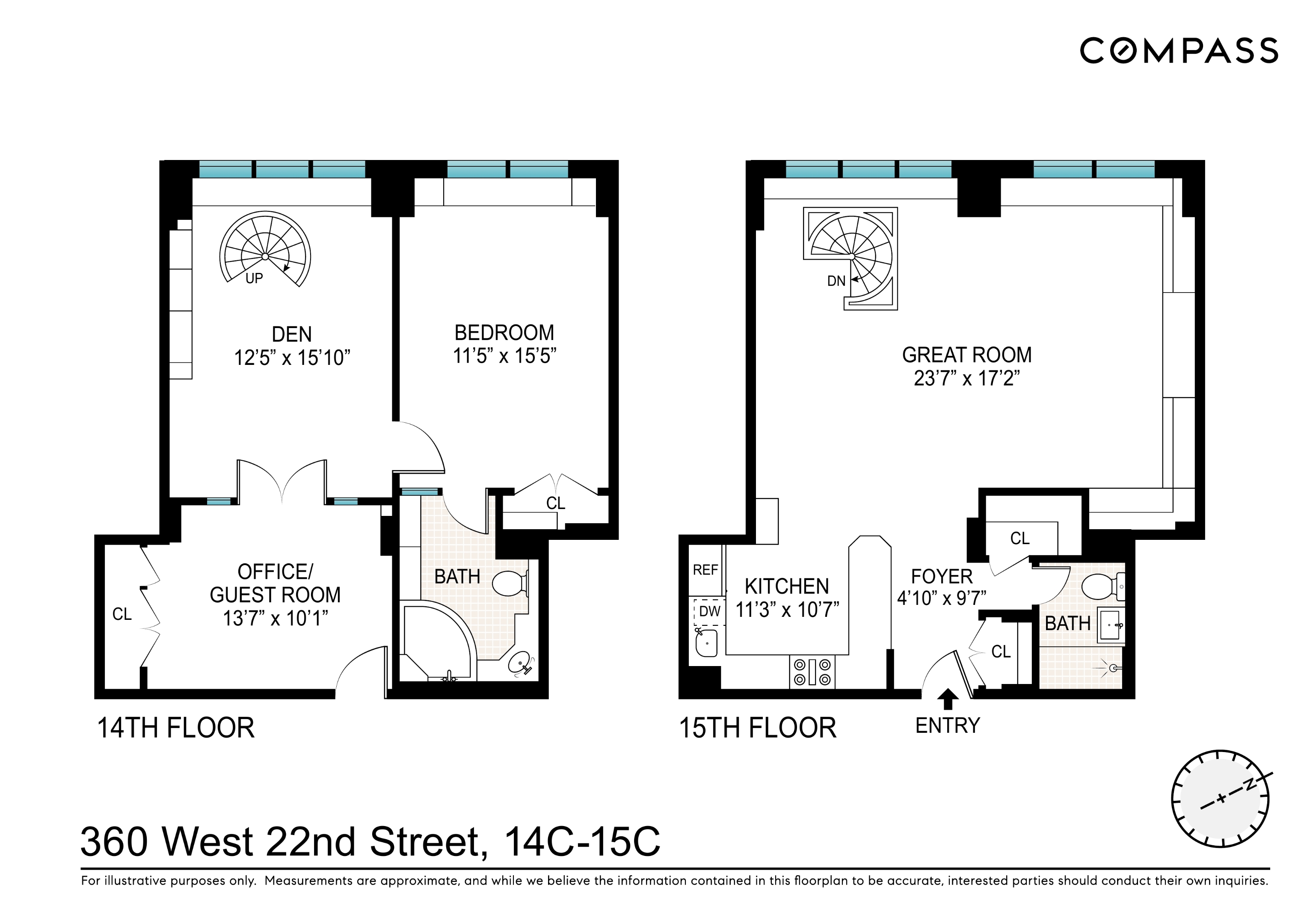 360 W 22nd Street 15C-14C