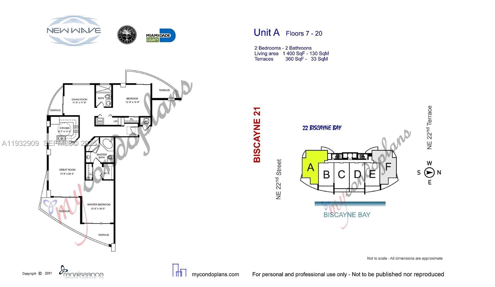 725 NE 22nd St Unit: PH1A