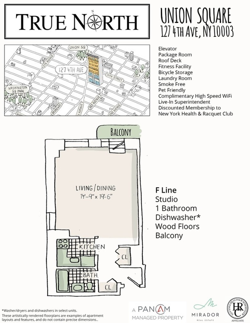 100 E 13th Street 3F