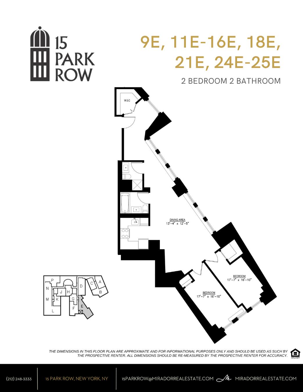 15 Park Row 14E