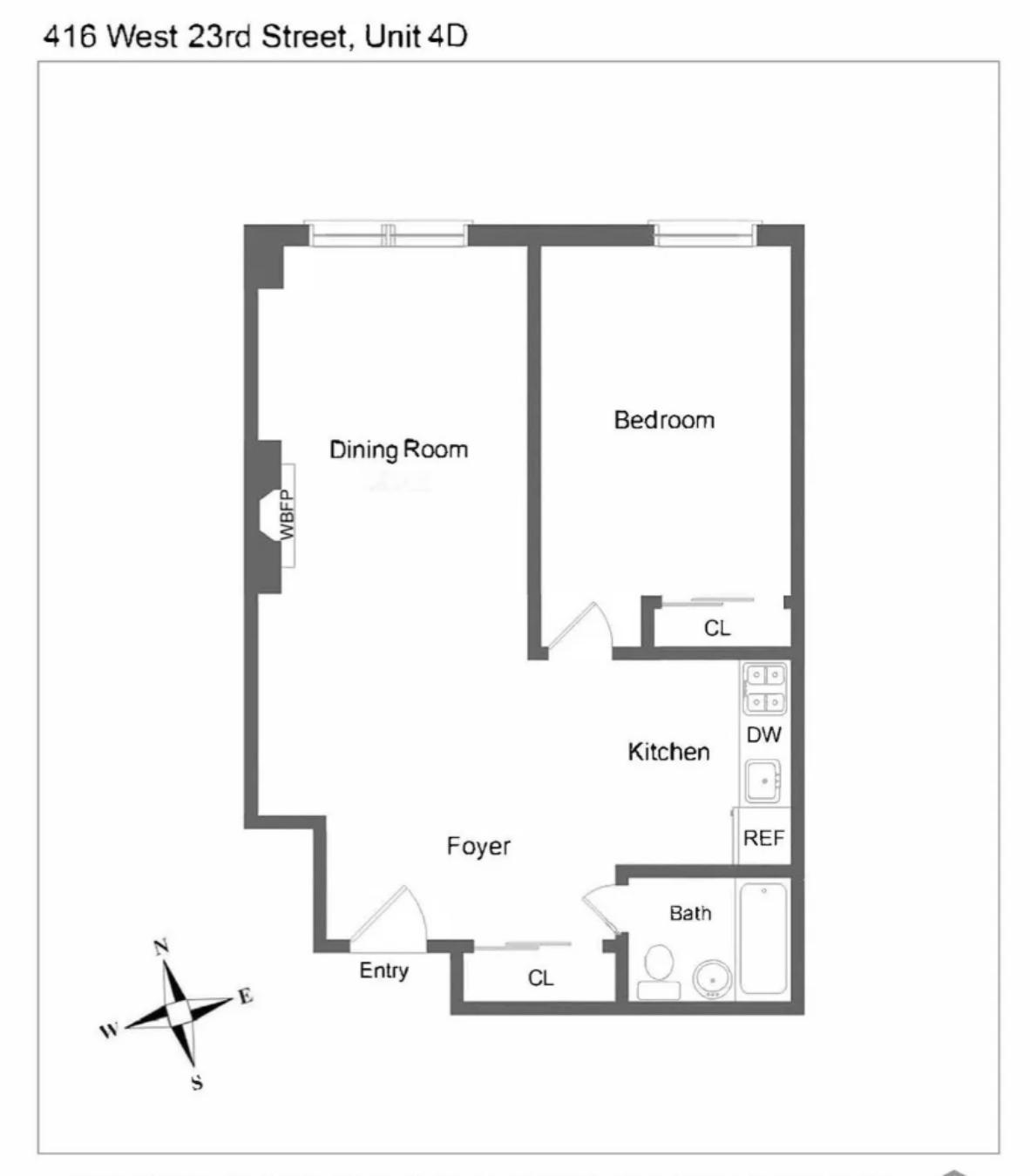 416 W 23rd Street 4d