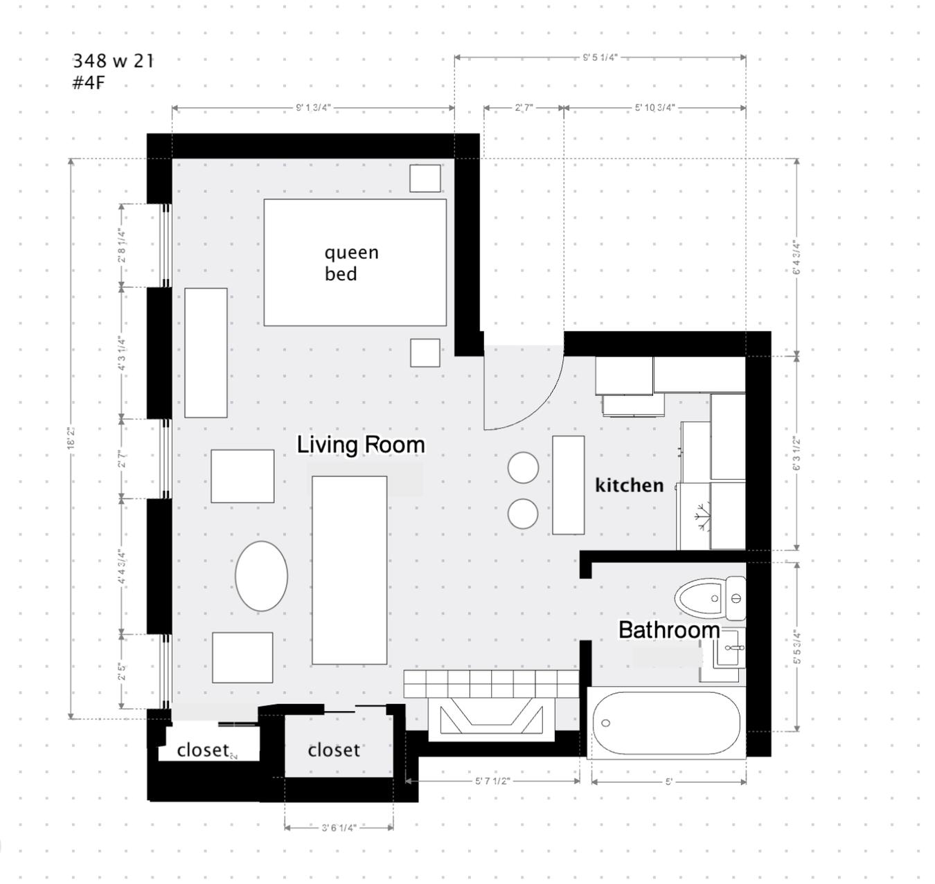 348 W 21st Street 4f