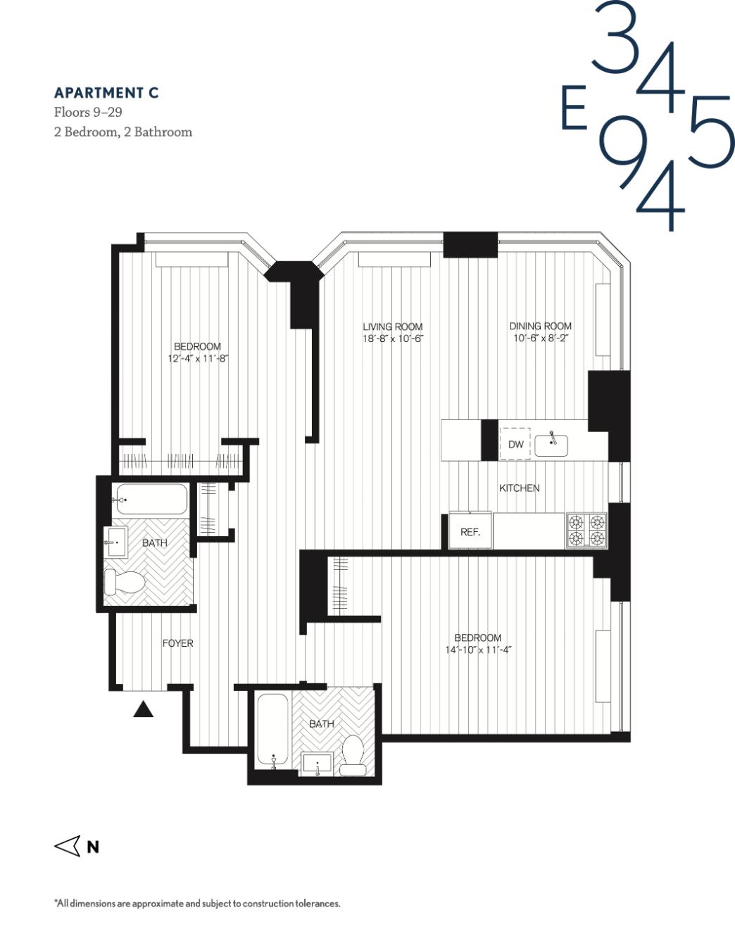 345 E 94th Street 25C