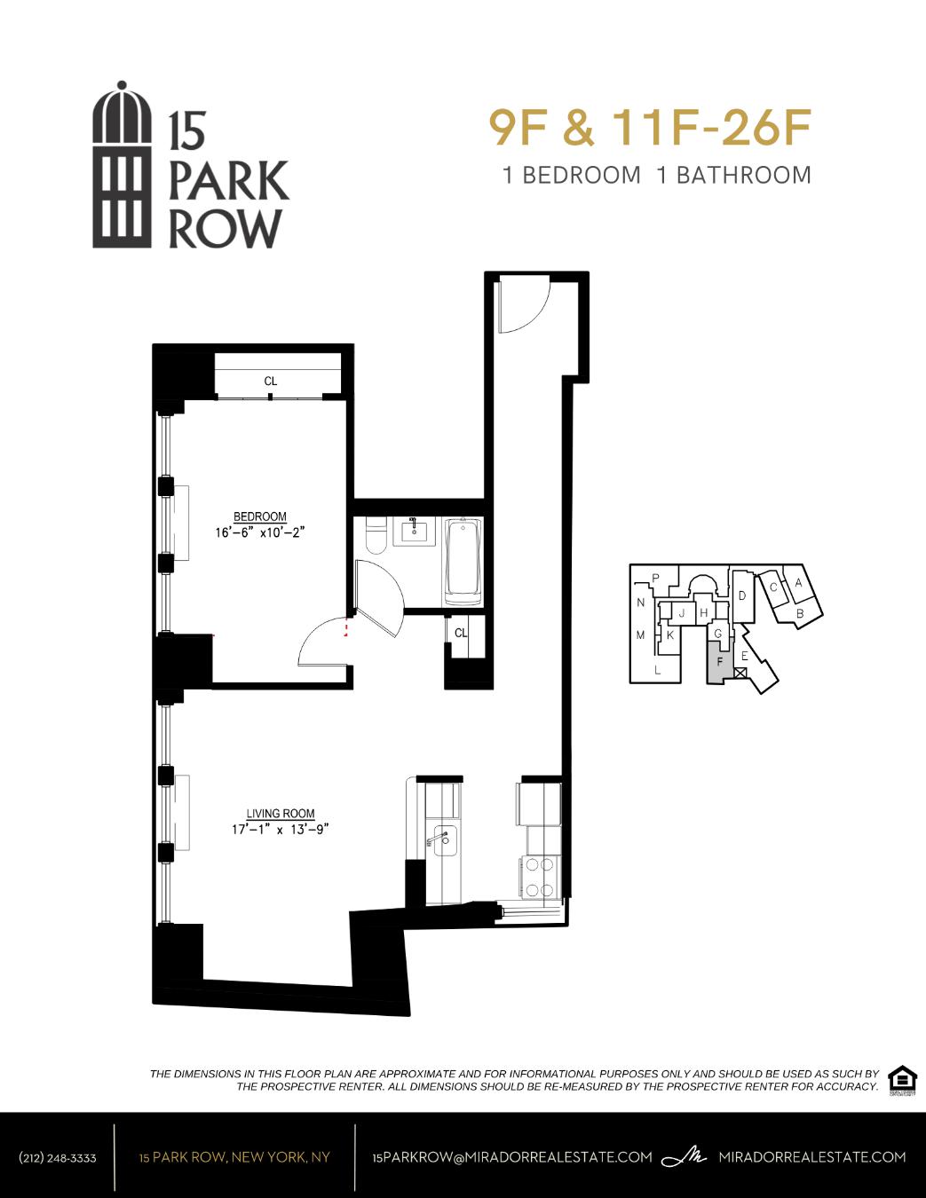 15 Park Row 19F