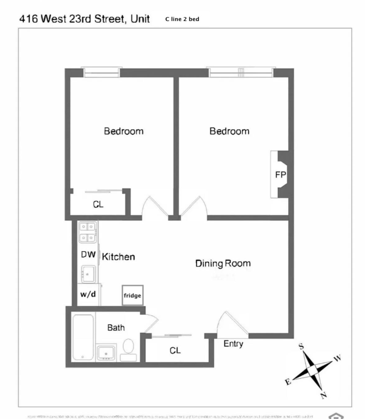 416 W 23rd Street 3c