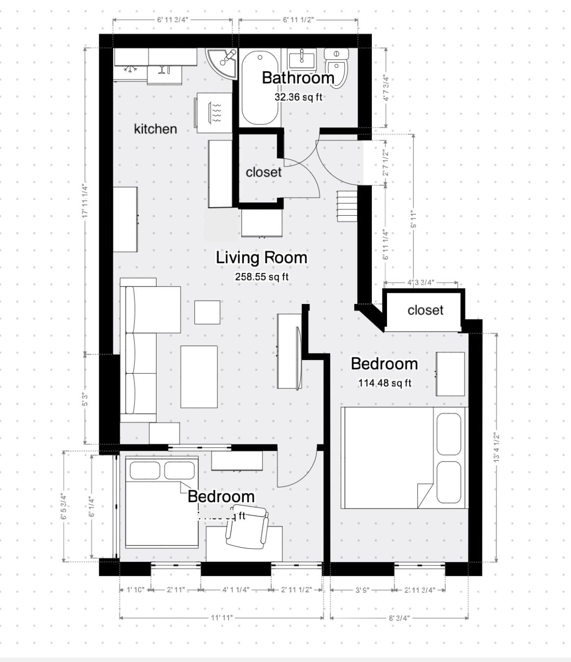 326 W 23rd Street 3F