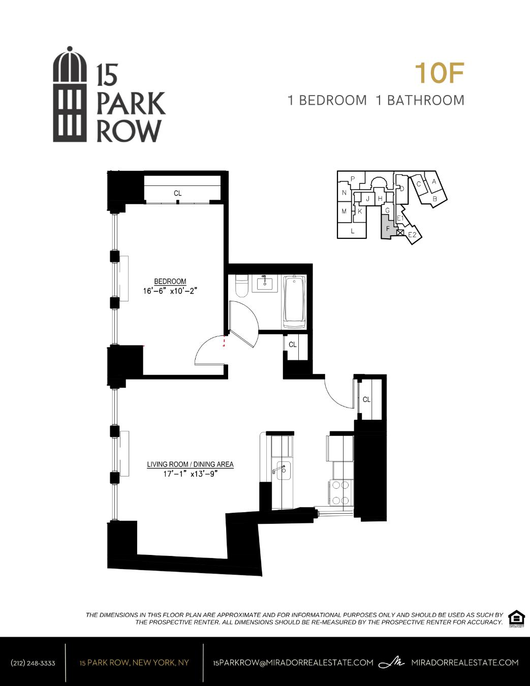 15 Park Row 10F