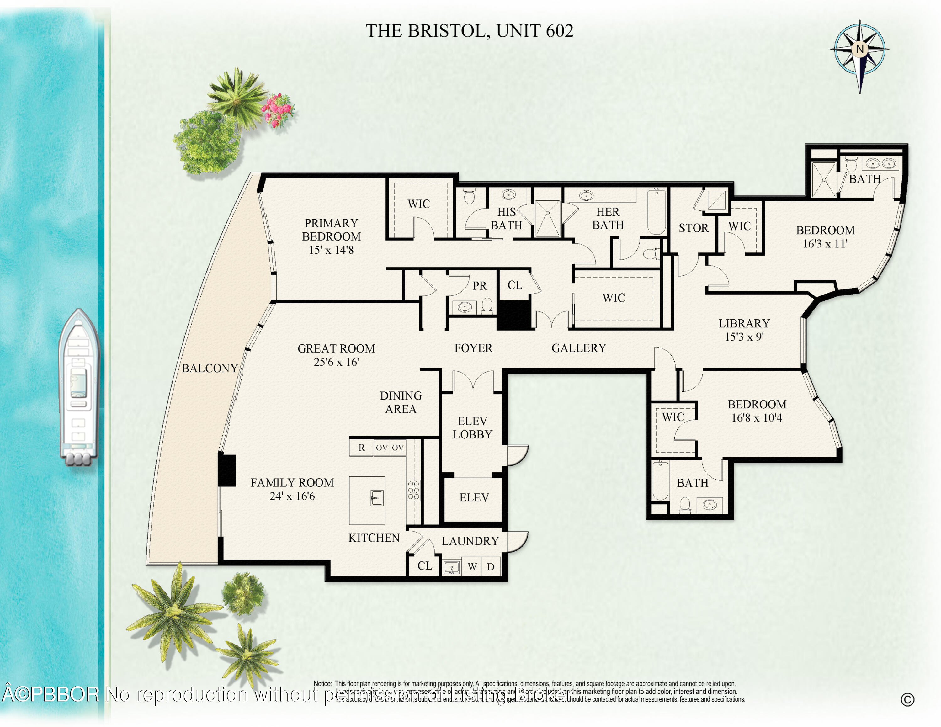 1100 S Flagler Drive, 602