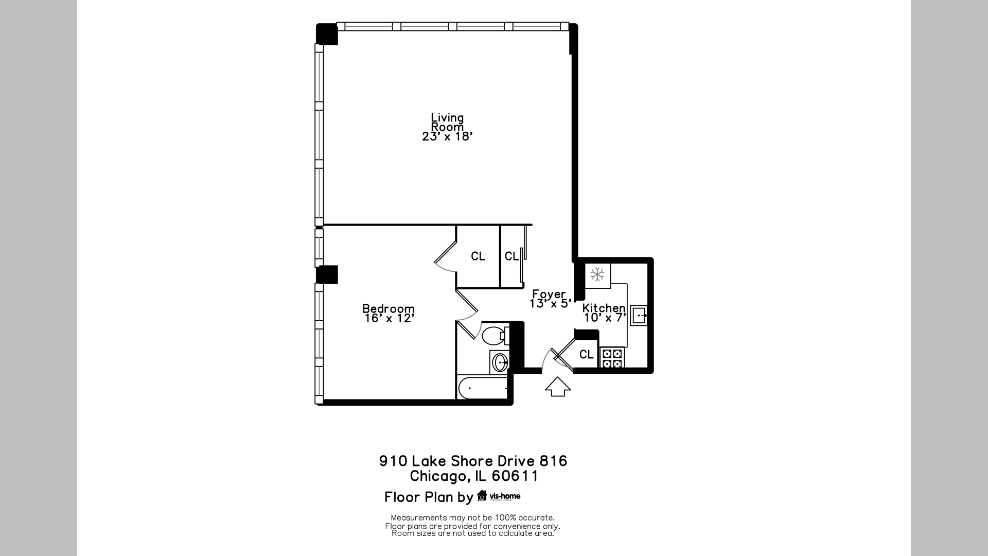 910 N Lake Shore Drive Unit: 816