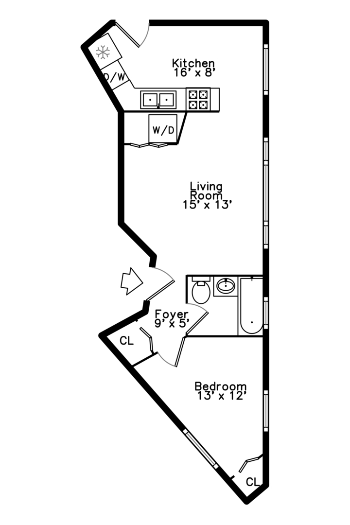 2850 N CHRISTIANA Avenue Unit: 2N