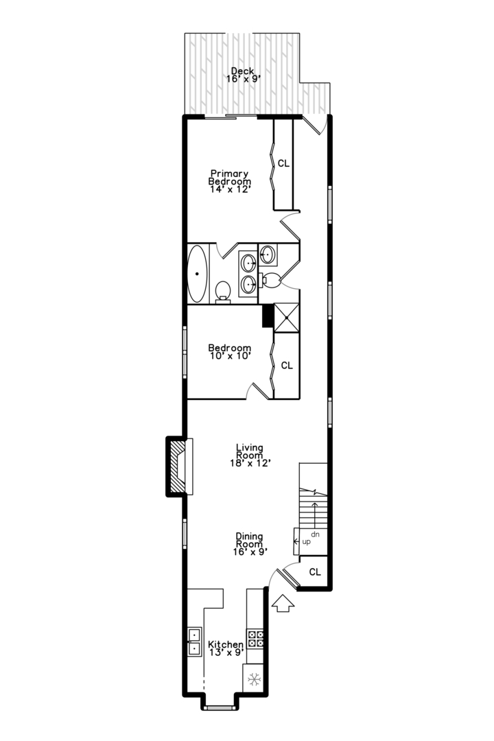 1413 N Bosworth Avenue Unit: 1