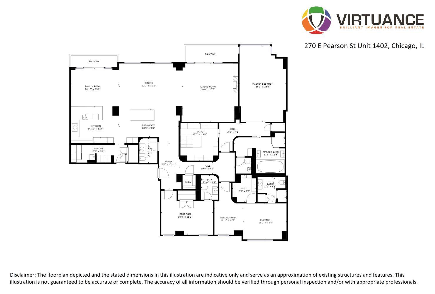 270 E Pearson Street Unit: 1402