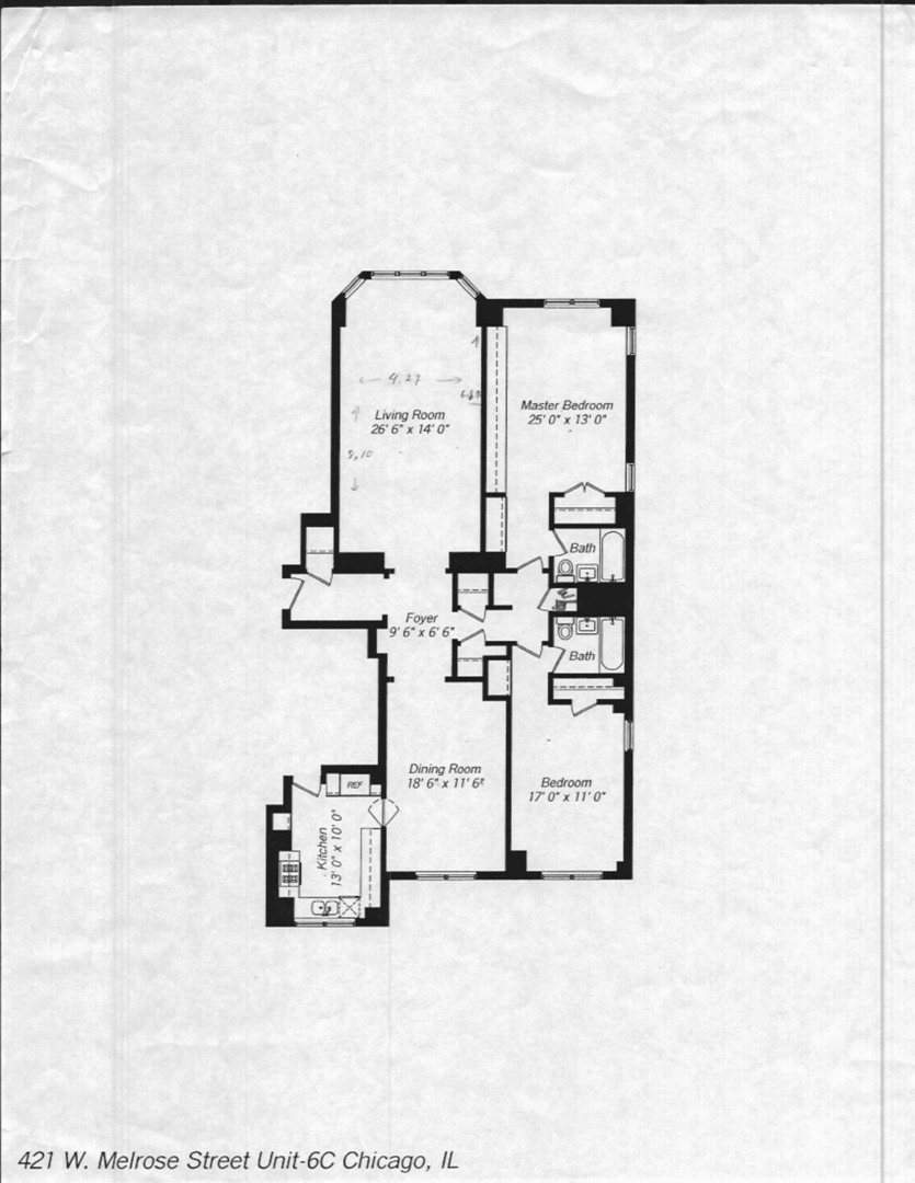 421 W MELROSE Street Unit: 6C