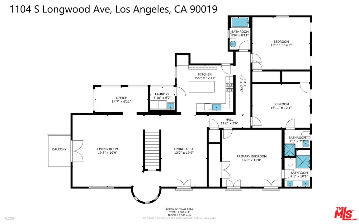 1104 S Longwood Ave Unit: Upper Unit