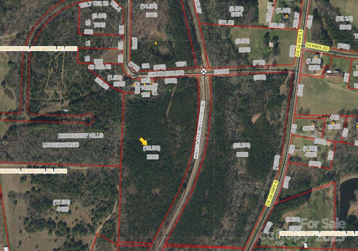 Vac 16.2 Acres Southbound Road