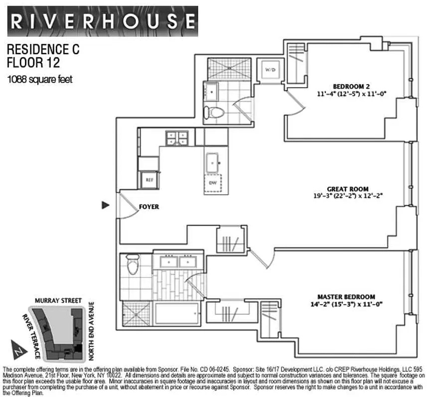 2 RIVER Terrace 12C