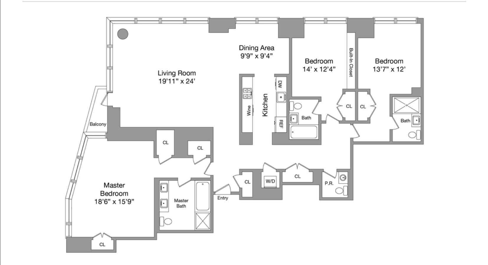30 WEST Street 20F