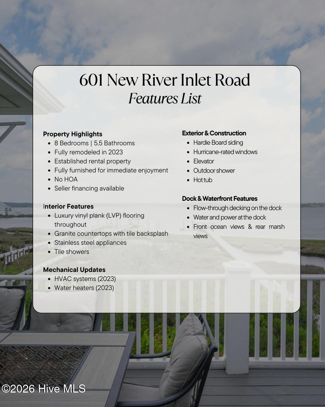 601 New River Inlet Road